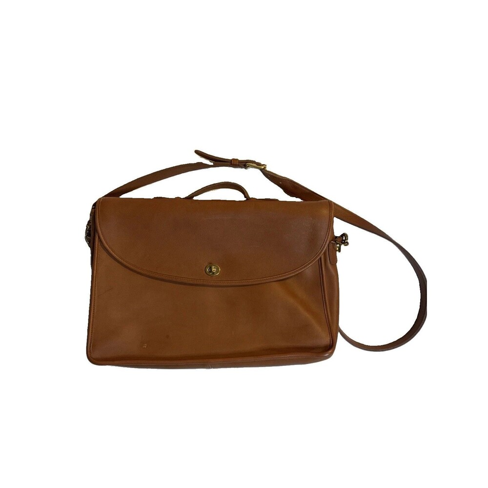 Coach Lexington Briefcase Laptop Bag Tan #M4C-5265 Vintage 1992